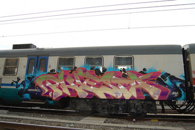 Graffiti Train - Photo by Oldschool - Phiesta