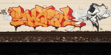 Graffiti Wall in Basel - Photo by Oldschool - Smash