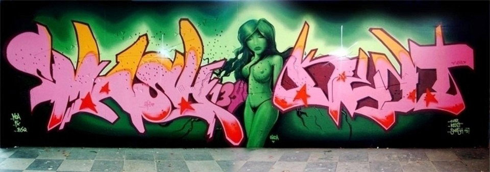 Graffiti Wall - Photo by Oldschool