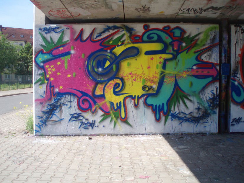 Graffiti Wall in Erfurt - Photo by Oldschool - Zosk79