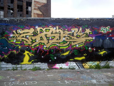 Graffiti Wall in Erfurt - Photo by Oldschool - Zosk79, State, of