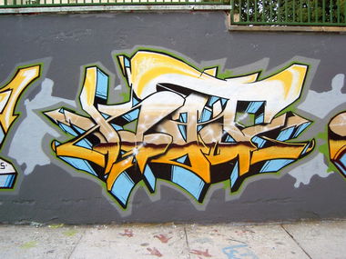 Graffiti Wall in Weimar - Photo by Oldschool - Kaot