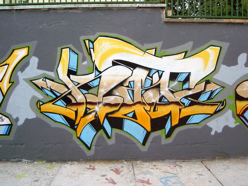 Graffiti Wall in Weimar - Photo by Oldschool - Kaot