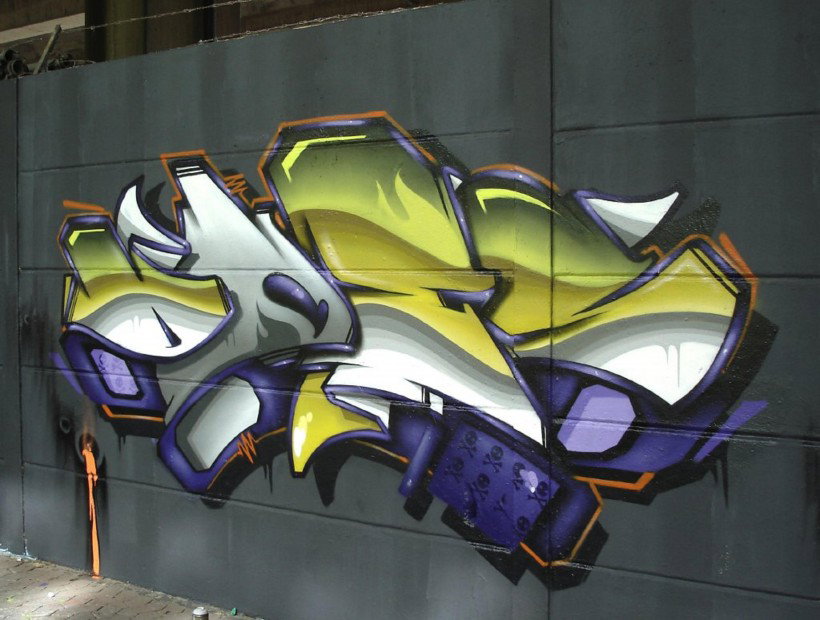 Graffiti Wall - Photo by Oldschool - Does