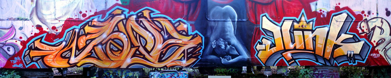 Graffiti Train in Jena - Photo by Oldschool - Zosk79, Junk