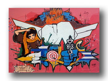 Graffiti Artwork in Erfurt - Photo by Oldschool - Zaid, Back, 2