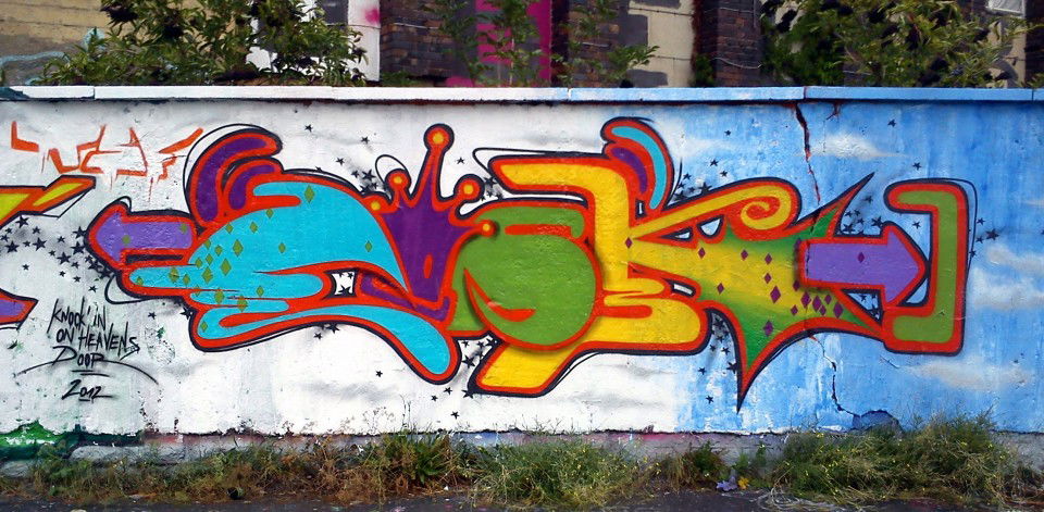 Graffiti Wall in Erfurt - Photo by Oldschool - Zosk79, TSF