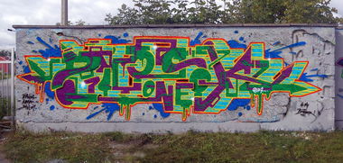 Graffiti Wall in Erfurt - Photo by Oldschool - Zosk79, Tran79, Koma