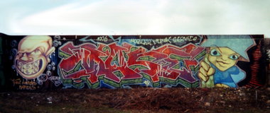 Graffiti Wall in Jena - Photo by Oldschool - Mase, Roker