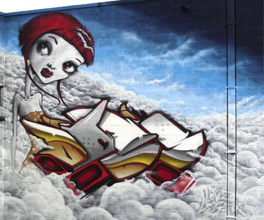 Graffiti Wall in Maaseik - Photo by Oldschool - Does
