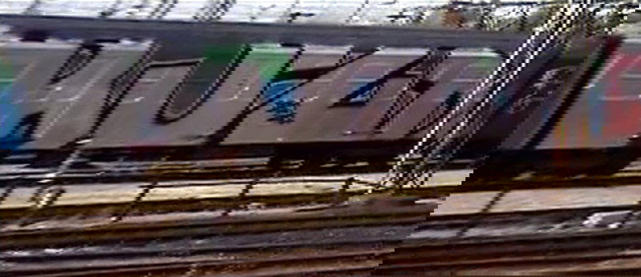 Graffiti Train in Copenhagen - Photo by Oldschool - RUZD79, DRM