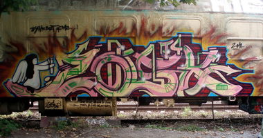 Graffiti Train in Jena - Photo by Oldschool - Zosk79 (2010)