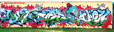 Graffiti Wall - Photo by Oldschool - Diva, Phat, Askew