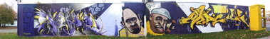 Graffiti Wall in Leipzig - Photo by Oldschool - Bond, Neat, Madctick
