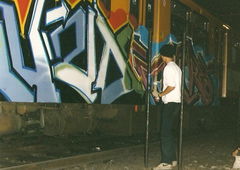 Graffiti Train in Berlin - Photo by Oldschool - Ruzd79, DRM