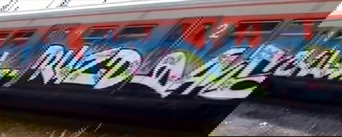 Graffiti Train in München - Photo by Oldschool - Chill, Ruzd79, Davis