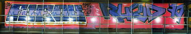 Graffiti Train in Berlin - Photo by Oldschool - Freak, Ruzd79, TVU