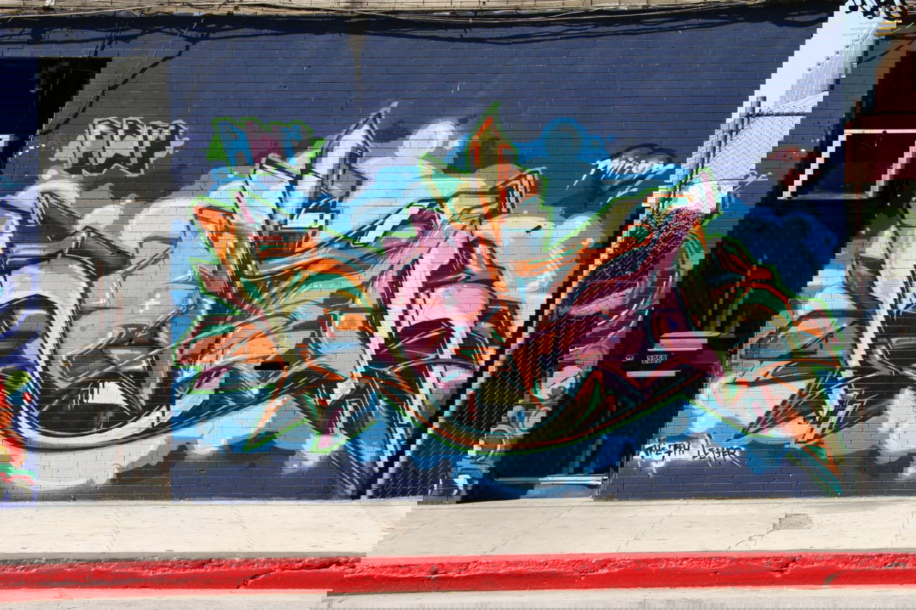 Graffiti Wall in Los Angeles - Photo by Oldschool - Revok, AWR