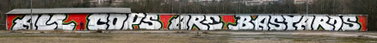 Graffiti Wall in Jena - Photo by Oldschool - All, Cops, Are
