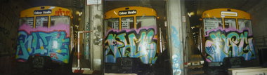 Graffiti Train in Berlin - Photo by Oldschool - Ruzd79, Phreak