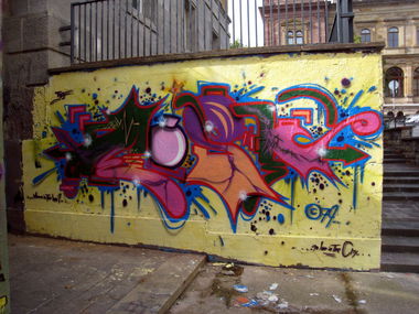 Graffiti Wall in Weimar - Photo by Oldschool - Zosk79