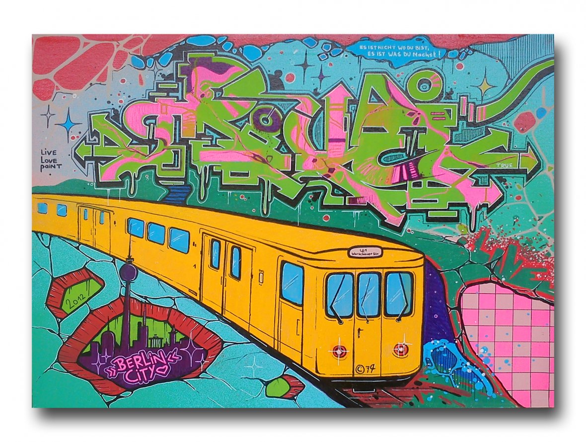 Graffiti Artwork in Berlin - Photo by Oldschool - Zosk79, Berlin, City