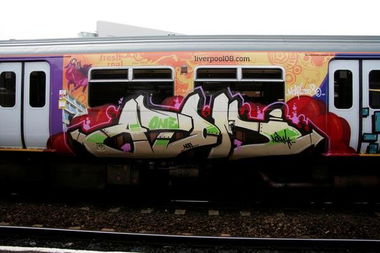 Graffiti Train - Photo by Oldschool - Atom