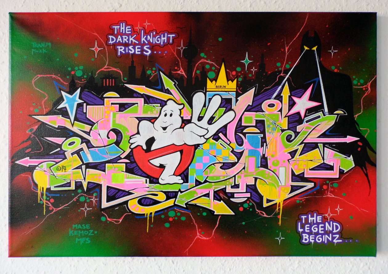 Graffiti Artwork in Paris - Photo by Oldschool - Zosk79, Tran79, Mase