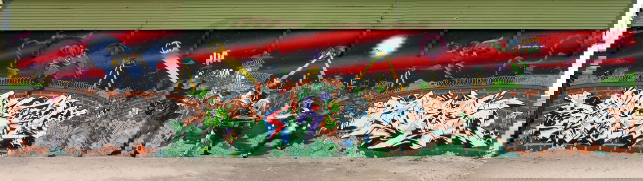 Graffiti Wall - Photo by Oldschool - Kacao, Bates