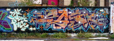 Graffiti Wall in Erfurt - Photo by Oldschool - Zosk79