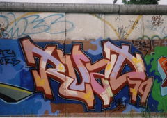 Graffiti Wall in Berlin - Photo by Oldschool - Ruzd79, DRM
