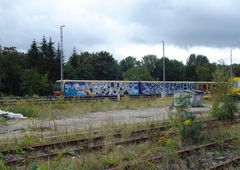 Graffiti Train in Berlin - Photo by Oldschool - Fino, Pesd, Eshok