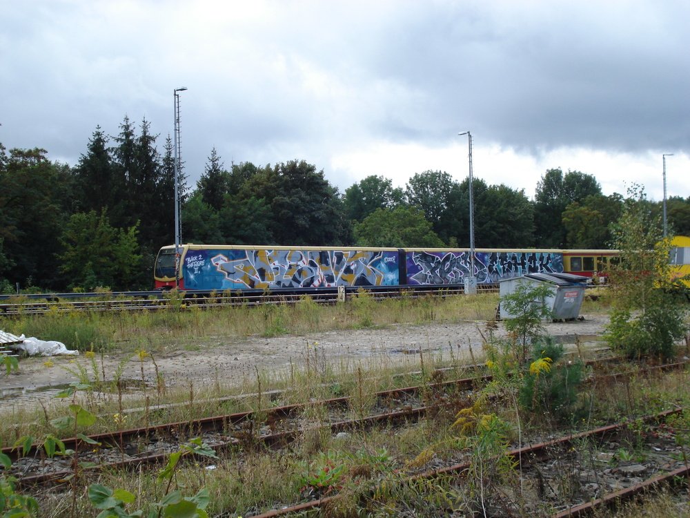 Graffiti Train in Berlin - Photo by Oldschool - Fino, Pesd, Eshok