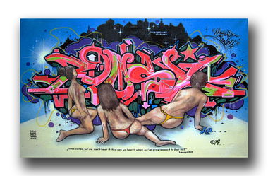 Graffiti Artwork in Jena - Photo by Oldschool - Zosk79, Rokoe, Ainer