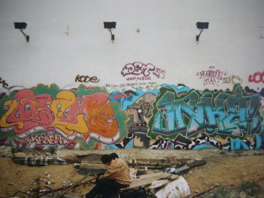 Graffiti Wall in Berlin - Photo by Oldschool - Odem, Inka, SOS