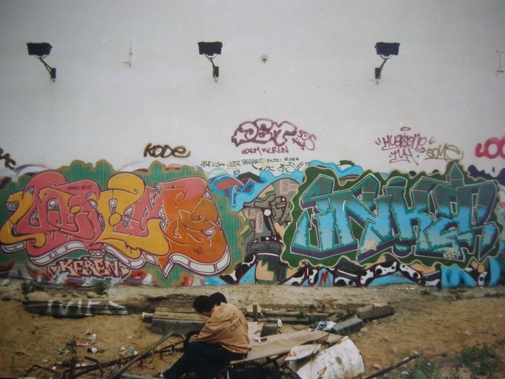 Graffiti Wall in Berlin - Photo by Oldschool - Odem, Inka, SOS