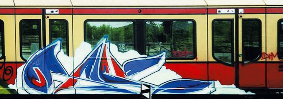 Graffiti Train in Berlin - Photo by Oldschool - Rage, DRM