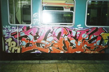 Graffiti Train - Photo by Oldschool - Kane, TPM