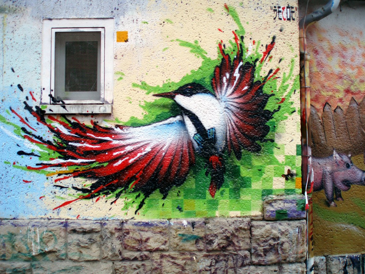 Graffiti Wall in Jena - Photo by Oldschool - Decoe, MFS