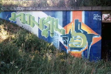 Graffiti Wall - Photo by Oldschool - Ainer, TSF