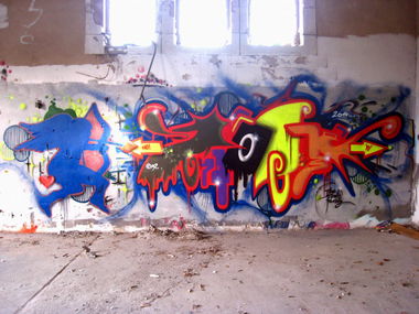 Graffiti Wall in Erfurt - Photo by Oldschool - Zosk79