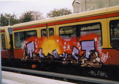 Graffiti Train in Berlin - Photo by Oldschool - Planet