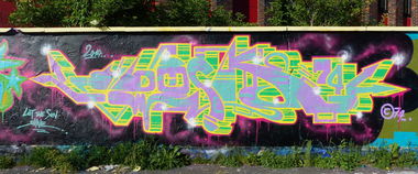 Graffiti Wall in Erfurt - Photo by Oldschool - Zosk79