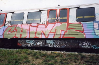 Graffiti Train - Photo by Oldschool - Chintz