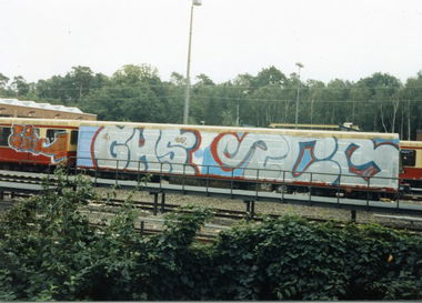 Graffiti Train in Berlin - Photo by Oldschool - GHS_RCB