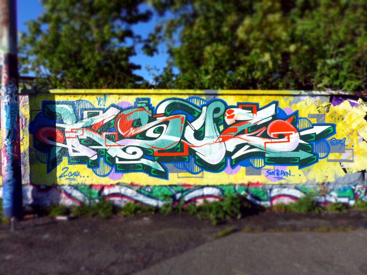 Graffiti Wall in Erfurt - Photo by Oldschool - Ksoz, Zosk79 (2014)