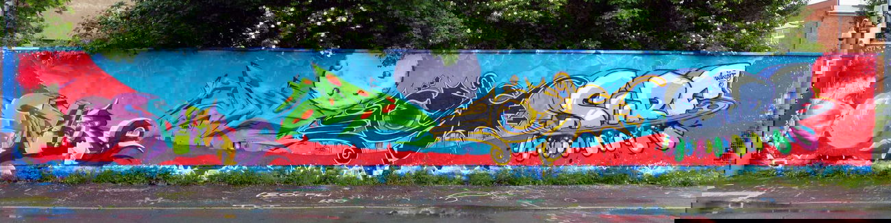 Graffiti Wall in Erfurt - Photo by Oldschool - Mrs.S, Scare, Just