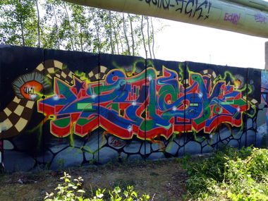 Graffiti Wall in Erfurt - Photo by Oldschool - Zosk79, Ülkü.79, 2014