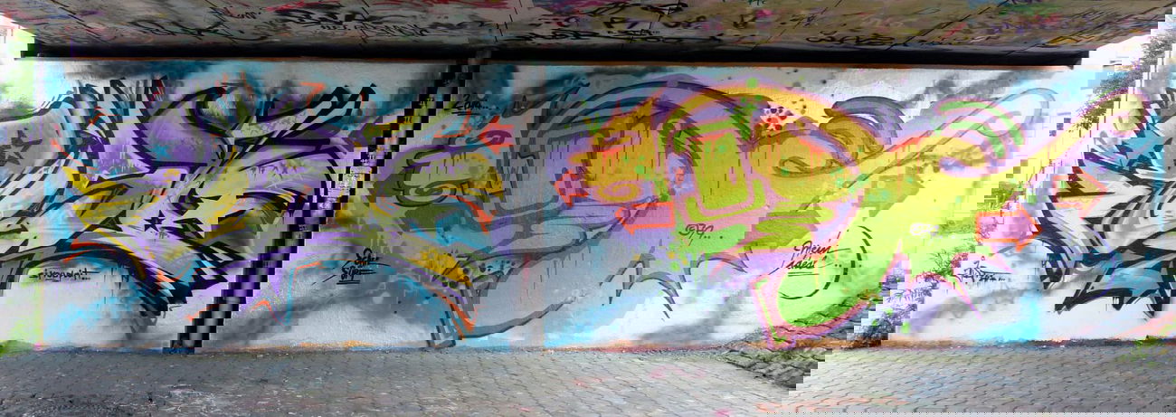 Graffiti Wall in Erfurt - Photo by Oldschool - Just, Zosk79, mein