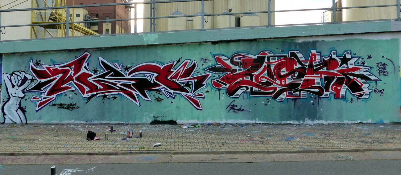 Graffiti Wall - Photo by Oldschool - Just_Zosk79